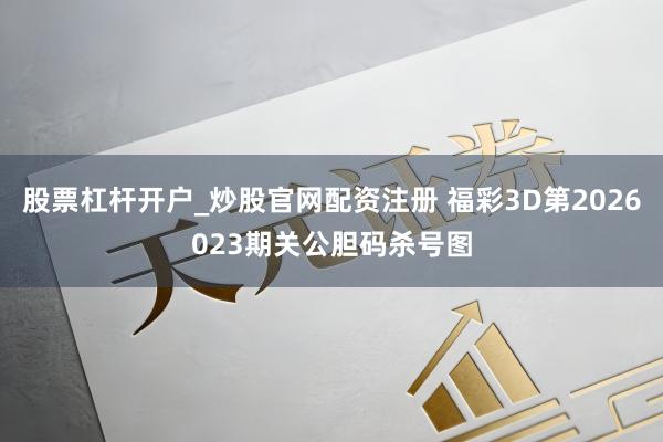 股票杠杆开户_炒股官网配资注册 福彩3D第2026023期关公胆码杀号图